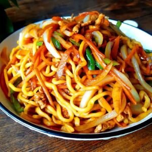 Nouilles sautees legumes